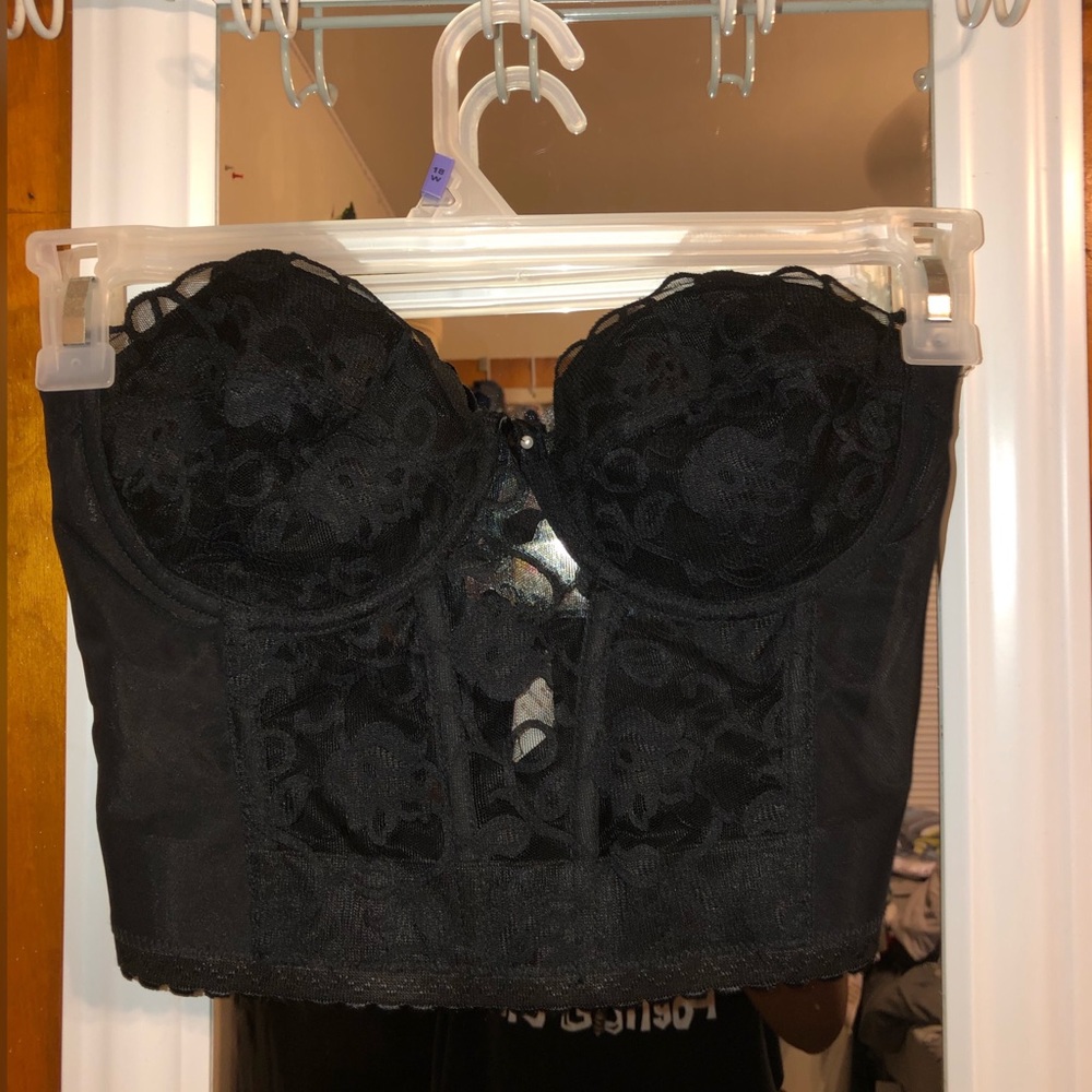 Vintage Montgomery ward black Bustier